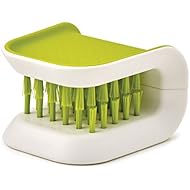 Joseph Joseph 85105 BladeBrush Knife and Cutlery Cleaner Brush Bristle Scrub Kitchen Washing Non-Slip, Green