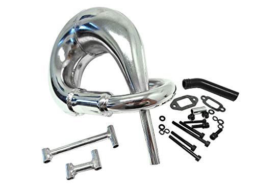 Rovan HD Vortex Pipe for 23cc to 45cc LT Truck, LOSI 5IVE-T King Motor X2