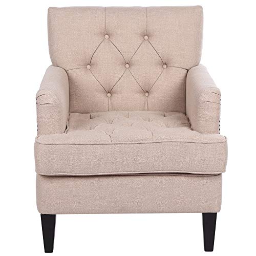 Amazon Com Homvent Modern Upholstered Accent Chair Mid