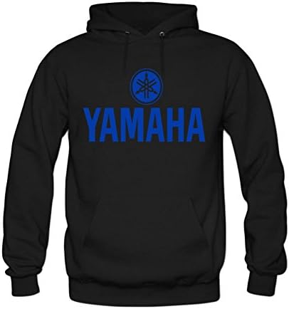 Diy Men's Casual Yamaha Printed Graphic Pullover hoodies YHLN XXL Black