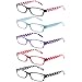 Reading Glasses Set of 5 Fashion Readers Plastic Lightweight Women Glasses for Reading (5 Pack Mix Color, 2.00)