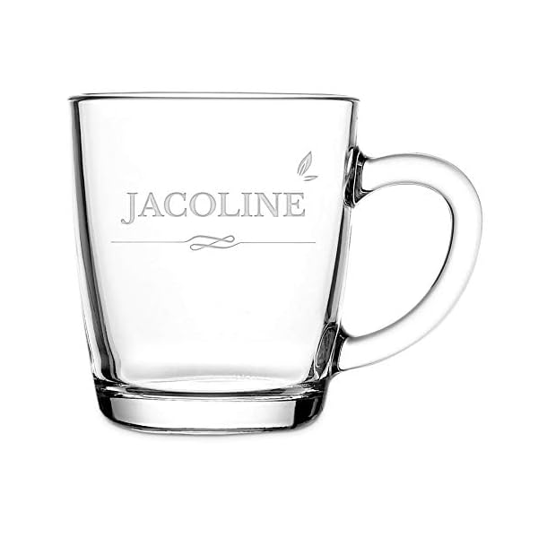 Teeglas mit Gravur Personalisierbar mit Namen - Teeglas Graviert mit Namen: Personalisierbar mit Text, Verschiedenen Designs und Schriftarten – Bild 6