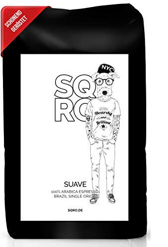 ESCURO Suave Espressobohnen säurearm 1kg | 100% Arabica Kaffeebohnen Single Origin | Aromaprofil: Schokolade, Walnuss…