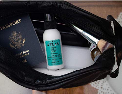 Cold Iron Wrinkle Release Spray for Clothes. Atlas Travel Size 3 fl oz/89 ml. Fragrance Free. Fast, Easy to Use Ironing Alternative. Spray, Smooth, Hang. Award Winning for People on The Go