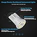 Partsam T10 194 LED Light Bulb 168 LED Bulbs Instrument Panel Gauge Cluster Dashboard LED Light Bulbs No-Polarity 2825 Dome Map Lights - 8Pack White