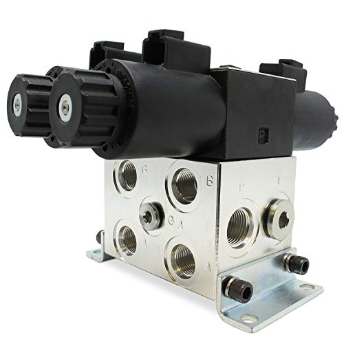 Electric Hydraulic Double Acting Directional Control Valve, 2 Spool, 15
