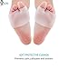 Half Toe Gel Forefoot Shoe Insole Half Toe Sleeve Metatarsal Pads Ball of Foot Cushions for Women High Heels to Pain Relief shoe inserts for Women & Men 2 Pairs (4 Pieces)