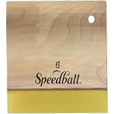 Speedball Urethane Squeegee, 6-Inch for Silk Screen Printing Graphics on Paper, Cardboard, and Wood