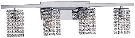 Otis Designs Round Shade Chrome And Crystal Wall Sconce