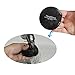 HENGQIANG Fixate Cell pad Gel Pads Fixate, Sticky Gel Pad Cell Pad Multifunctional Washable Anti-Slip Strechable Round Mats for Office/Indoor/Outdoor/in-car Using [10 Pack]
