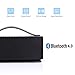 Efsound Ef-101 Aluminum Portable Wireless Bluetooth Speaker with 3.5 mm Aux Line, Black