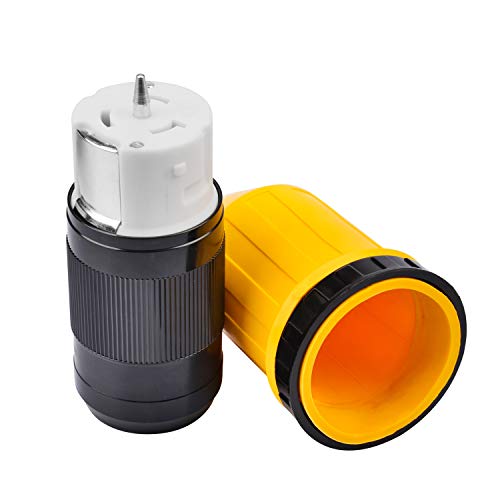 RVGUARD 50 Amp RV Power Cord Cover with Boot Inlet, Locking Shore