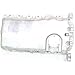 Diften 311-A0100-X01 - VW Beetle Golf Jetta 2.0L 1.9L Engine Oil Pan w/o Sensor Hole NEW