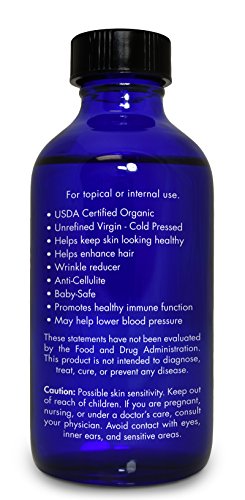 Zongle USDA Certified Organic Apricot Oil, Safe to Ingest, Unrefined Virgin, Cold Pressed, Prunus Armeniaca, 4 oz
