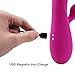 Mixfun Rabbit Vibrator Dildo G Spot vibrators with Bunny Ears for Clitoris Stimulation Waterproof Sexy Toys Clit Stimulator with 16 Vibration Modes Quiet Dual Motor for Women USB Magnetic Rechargeable