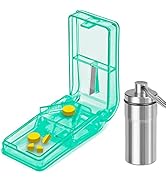 JohnBee Pill Cutter | Best Pill Cutter for Small or Large Pills | Design in The USA| Cuts Vitamin...