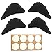 Shoe Fillers Sizers Fitters Inserts Shoesizers for Shoes That are Too Big for Men and Women - High Heels, Flats, Dress Shoes(Double Sided Tape Included)(Black)