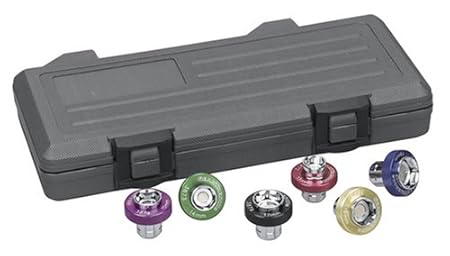 GearWrench 3871 Oil Drain Plug Socket 6 Piece Set Sockets Only - Clam