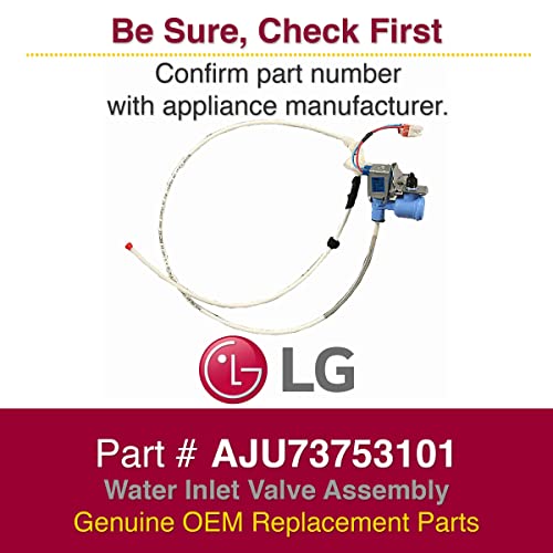 LG AJU73753101 GENUINE OEM WATER INLET VALVE ASSEMBLY FOR LG REFRIGERATORS