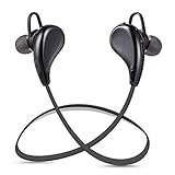 EverDigi Bluetooth Headphone, Wireless Earbuds Stereo Sports Earphones with Microphone In-Ear Noise Canceling Headsets - Black