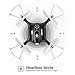 Mini Drones for Kids or Adults, RC Drone Helicopter Toy, Easy Indoor Small Flying Toys Pocket Quadcopters for Boys or Girls Black