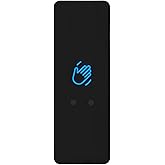 Waterproof Infrared Sensor Exit Button DC 12V 24V Wall Surface Mount IR Door Release Touch-Free Switch No Touch Exit Button with LED Light Indicator for Door Access Control Black