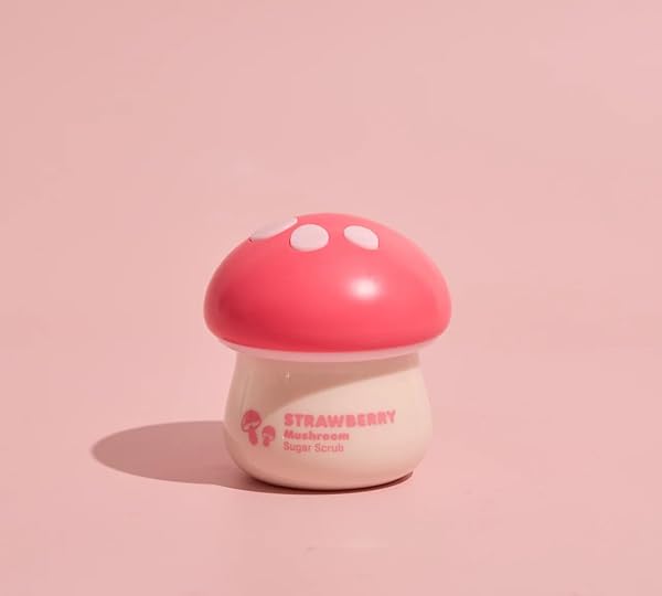 TONYMOLY MAGIC FOOD STRAWBERRY MUSHROOM SUGAR SCRUB, 2.37 FL OZ