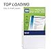 Samsill 100 Pack Heavy Duty Sheet Protectors, Non-Glare, 8.5x11 Inch Page Protectors for 3 Ring Binder, Letter Size Protectors, Reinforced Holes, Non-Glare Protector, Top Loading, Acid Free