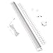 EShine Extra Long 20 inch LED Dimmable Under Cabinet Lighting Strip, NO Sensor, White, with Accessories (No Power Supply Included), Warm White (3000K)