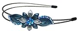 Crystal Flower Headband YY86801-6blue