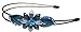 Crystal Flower Headband YY86801-6blue