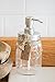 Nicole-Rhea Mason Jar Soap Dispenser/Lotion Dispenser (Includes Satin Brushed Soap Pump, Canning Style Lid and Clear Ball Brand Glass Mason Jar) Model 10-102SC