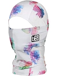 BLACKSTRAP Kids' Hood ExoHinge Balaclava Ski Mask, Helmet Compatible, Keeps Kids Comfortable and Warm, [Floral]