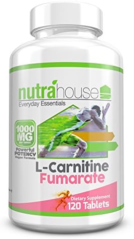 L-Carnitine Fumarate 1000 mg Tablets. L-Carnitine Helps Converting Stored Fatty Acids into ATP Metabolic Energy. 120 Tablets.