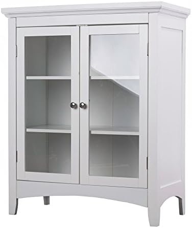 White Bathroom Cabinet Floor Home Fashions Double-door Bathroom Furniture Small Wall Cabinets Vanity for Bathroom