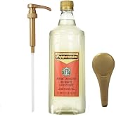Peppermint Syrup 1 Liter Bottle Bundle - Authentic Syrup, Premium Taste - Perfect for Starbucks Coffee, Lattes, and Desserts with KK&amp;A Collection Gold Pump