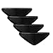 DAVID ARCHY Men's 4 Pack Micro Modal Underwear Low Rise Bikinis (XL, Black)