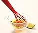 Norpro Grip-EZ 8-Inch Whisk, Mini, Red