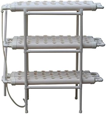 Hestio Hydroponic Grow Kit 12 Pipe PVC Hydroponic Pipe Home Balcony Garden Grow Kit Hydroponic Soilless Plant Growing Systems Vegetable Planting Grow Kit