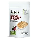 Sunfood Superfoods Red Maca Powder- Raw Organic. 1 lb Bag
