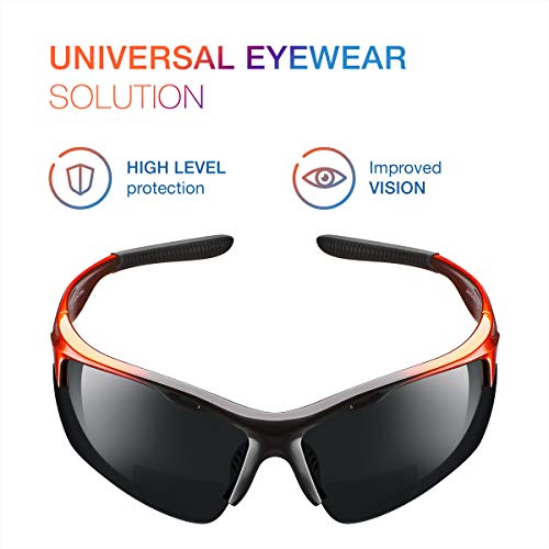 ToolFreak Rebel Bifocal Safety Glasses 2.0 Tinted, Rated ANSI z87