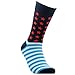 Mens Fashion Socks,SUTTOS Men's Womens Soft Cotton Funky Fashion Pattern Long Tube Crew Dress Socks,4 Pairs