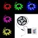 Battery Powered Led Strip Lights，Geekeep Waterproof Flexible LED Light Strips SMD 5050 LED Ribbon Light Mood Light (2M/6.56ft, RGB+Remote Control)