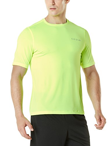Tesla TM-MTS04-NEY_X-Small Men's HyperDri Short Sleeve T-Shirt Athletic Cool Running Top MTS04