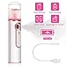 Nano Facial Mister, Rechargeable Facial Steamer with 30ml Visual Water Tank, Portable Facial Sprayer with 1500mAh Power Bank, Moisturizing & Hydrating for Skin Care, Makeup, Eyelash Extension, Travel