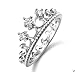 Mycaseroom Fashion Women's Queen Crown wedding Ring Size 8(1 Pc)