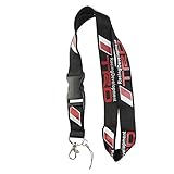 Lanyard Keychain Holder Keychain Key Chain Black Lanyard Clip with Webbing Strap (TRD)
