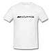 Van Men's Mercedes Benz Luxury Super Car AMG Brand Logo Tees White