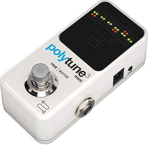 TC Electronic Polytune 3 Mini Bundle with 2 MXR Patch Cables