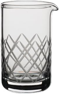 Rona Handblown Diamond Cut Mixing Bar Beaker by Modern Mixologist